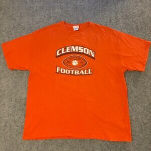 Viatran Clemson Football 2011 Sports College T-Shirt Mens XL Orange Rub The Rock